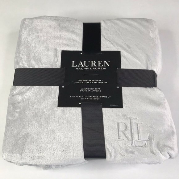 Ralph Lauren Bedding New Ralph Lauren Micromink Fullqueen Blanket